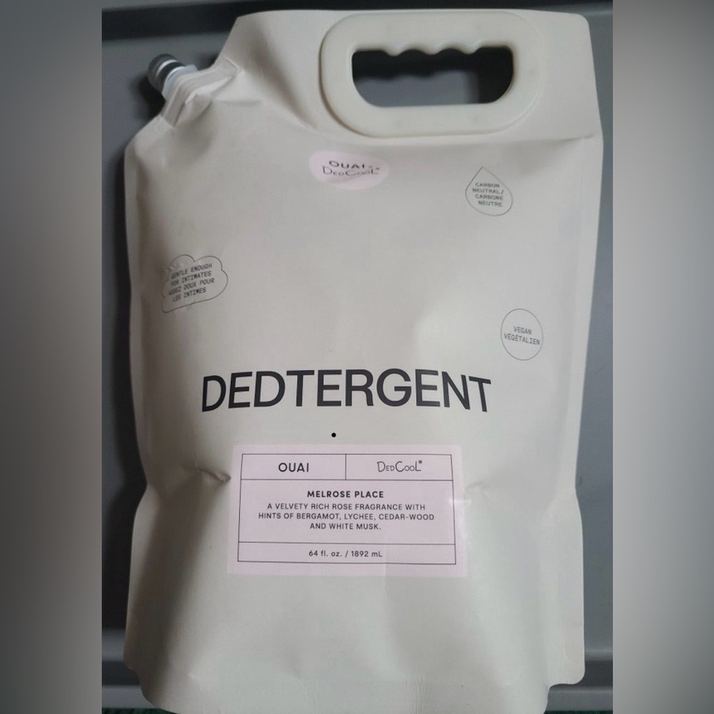 OUAI DedCool Detergent in Melrose Place Scent 64 oz Sealed